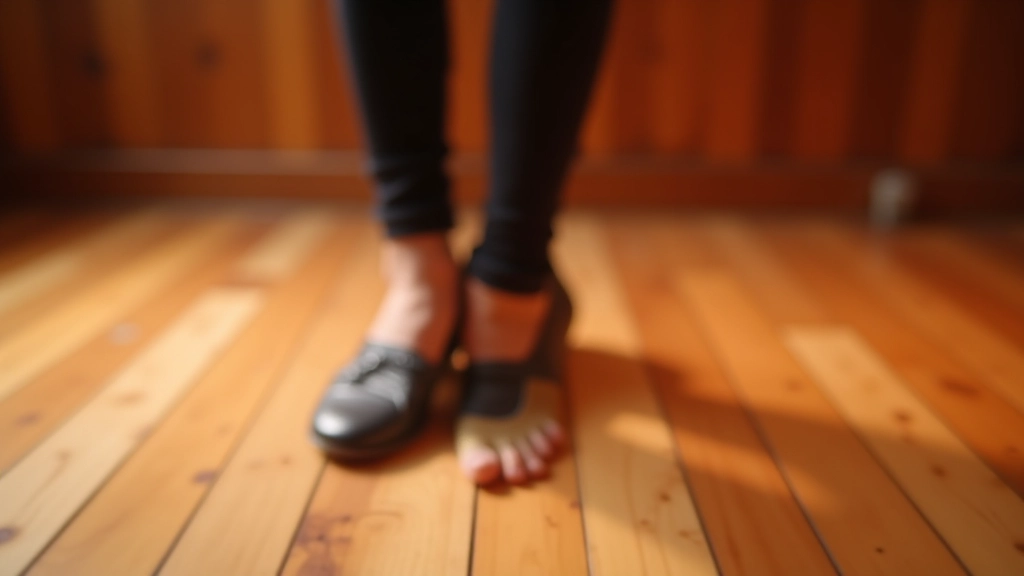 Close-up of feet showing weight transfer during the basic salsa step pattern, demonstrating proper foot placement on each beat